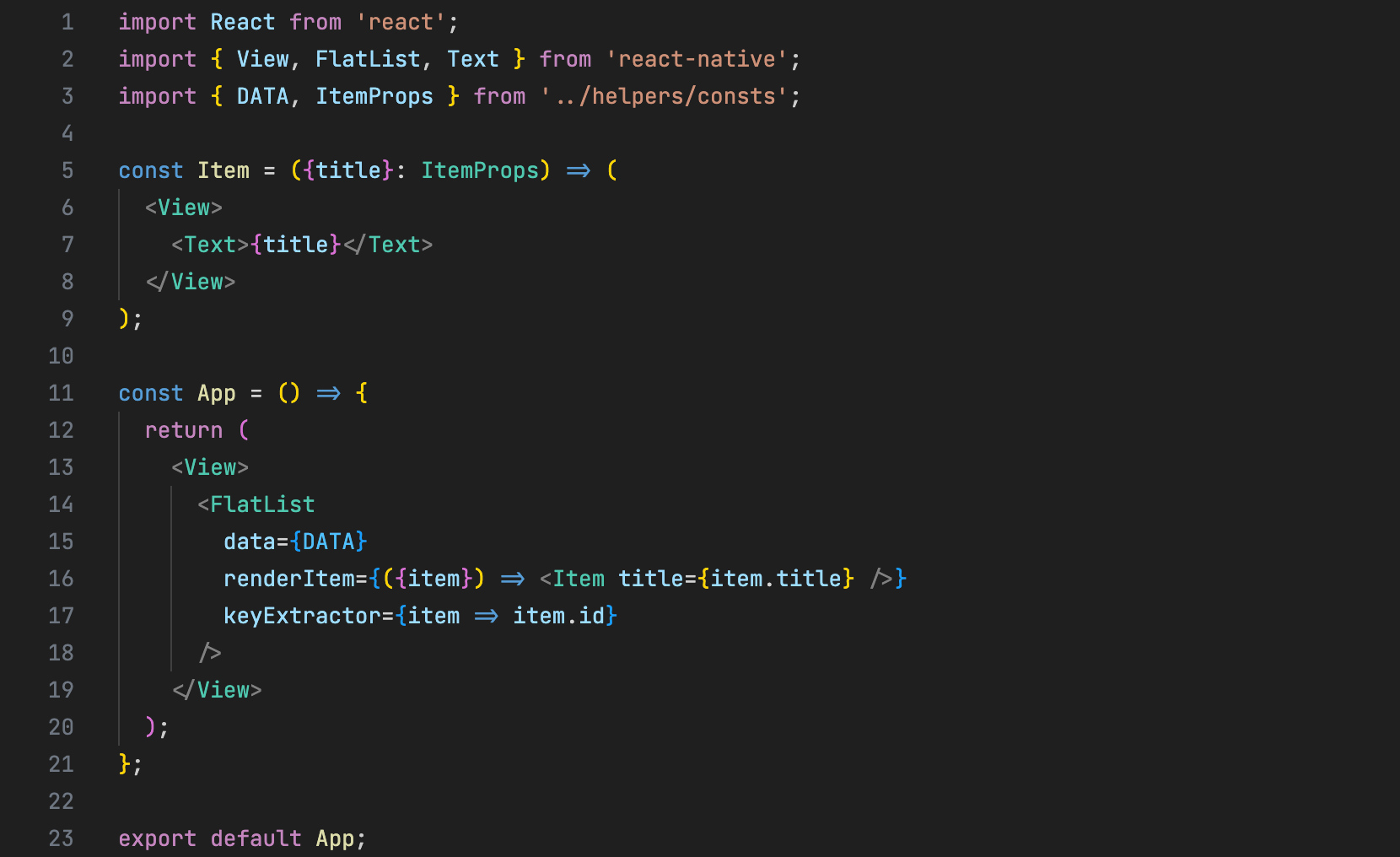 react-native-flatlist